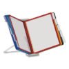 Durable Instaview Expandable Desktop Reference System, 10 Panels, Assorted Borders (DBL561200)