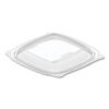 Dart PresentaBowls Pro Clear Square Lids for 8 oz to 16 oz Bowls, 5 x 5 x 1, Clear, Plastic, 63/Bag, 8 Bags/Carton (DCCC816BDL)
