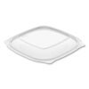 Dart PresentaBowls Pro Clear Square Lids for 24 oz to 32 oz Bowls, 8.5 x 8.5 x 0.5, Clear, Plastic, 63/Bag, 4 Bags/Carton (DCCC2464BDL)