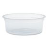 Dart MicroGourmet Food Container, 8 oz, 4.1" Diameter x 1.14" h, Clear, Plastic, 500/Carton (DCCMN80100)