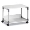 Durable System 48 Multi-Function Trolley, Metal, 2 Shelves, 23.6 x 18.7 x 17, Gray (DBL371010)