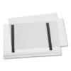 Durable Magnetic Water-Resistant Sign Holder, 8.5 x 11, Clear Frame, 5/Pack (DBL501819)