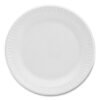 Dart Concorde Foam Plate, 6" dia, White, 1,000/Carton (DCC6PWCR)