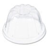 Dart D-T Sundae/Cold Cup Lids, Fits 6 oz/8 oz/12 oz Cold Cups, Plastic, Clear, 50/Pack, 20 Packs/Carton (DCC12HDLC)