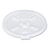 Dart Lift n' Lock Plastic Hot Cup Lids With Straw Slot, Fits 12 oz to 24 oz Hot Cups, Plastic, Translucent, 100/Pack, 10 Packs/CT (DCC16FTLS)