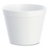 Dart Foam Containers, 24 Oz, White, 25/bag, 20 Bags/carton (DCC24MJ48)
