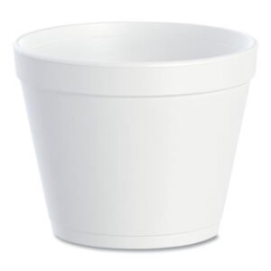 Dart Foam Containers, 24 Oz, White, 25/bag, 20 Bags/carton (DCC24MJ48)