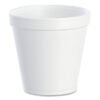 Dart Foam Containers, Squat, 16 oz, White, 25/Bag, 20 Bags/Carton (DCC16MJ20)