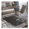 deflecto EconoMat Carpet Chair Mat, Rectangular, 36 x 48, Black (DEFCM11142BCOM)