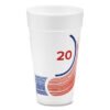 Dart Breeze Hot/Cold Insulated Foam Drinking Cups, 20 oz, Red/White/Blue, 500/Carton (DCC20J16B)