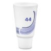 Dart Breeze Hot/Cold Insulated Foam Drinking Cups, Pedestal Cup, 44 oz, Purple/White/Blue, 300/Carton (DCC44AJ32B)