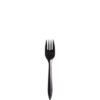 Dart Style Setter Mediumweight Plastic Cutlery, Fork, Black, 1,000/Carton (DCCF6BBPS)