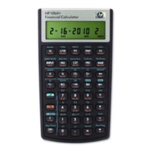 HP 2716570 10bII+ Financial Calculator, 12-Digit LCD HEW2716570 HP 2716570 10bII+ Financial Calculator, 12-Digit LCD HEW2716570