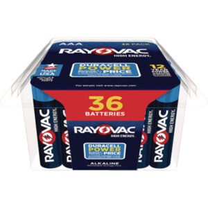 Rayovac Alkaline AAA Batteries, 36/Pack RAY82436PPK Rayovac Alkaline AAA Batteries, 36/Pack RAY82436PPK