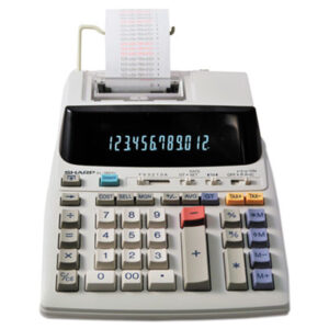 Sharp EL-1801V Ink Printing Calculator, Fluorescent Display, AC, Off-White SHREL1801V Sharp EL-1801V Ink Printing Calculator, Fluorescent Display, AC, Off-White SHREL1801V