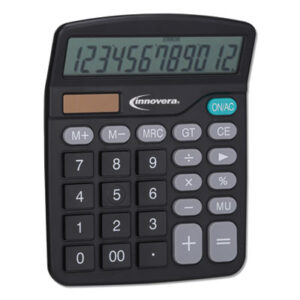 Innovera 15923 Desktop Calculator, 12-Digit, LCD IVR15923 Innovera 15923 Desktop Calculator, 12-Digit, LCD IVR15923